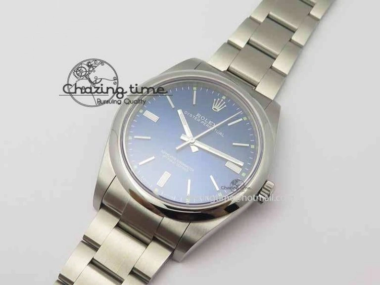 Oyster Perpetual 39mm 114300 BP Maker Best Edition Blue Dial On SS Bracelet A Soft 3637