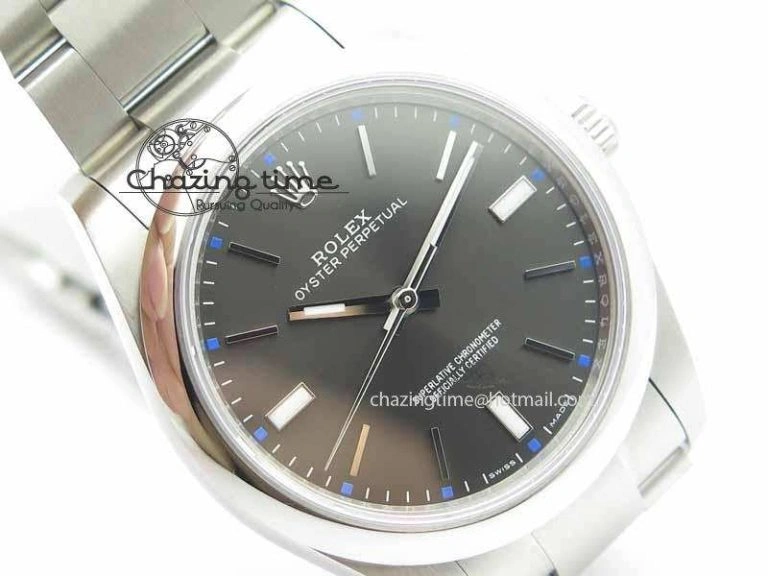 Durable Oyster Perpetual 39mm 114300 BP Maker Best Edition Gray Dial On SS Bracelet A 3619