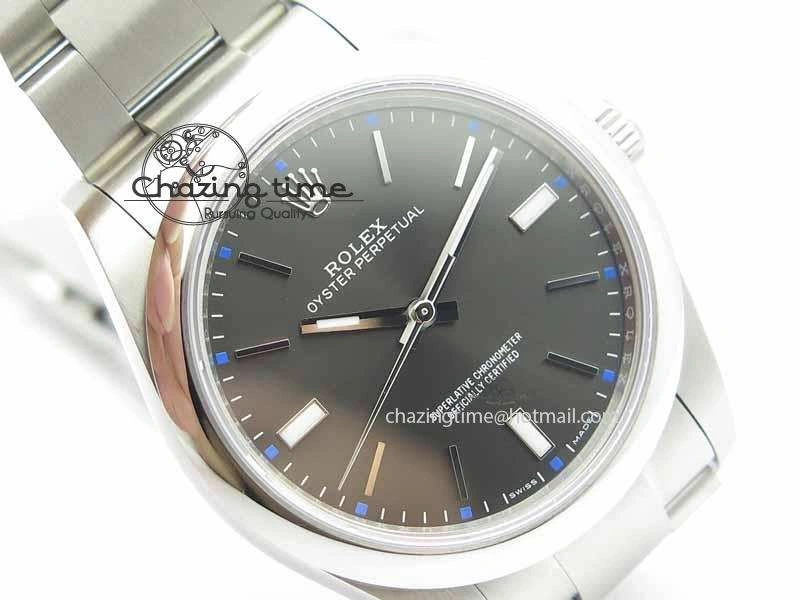 Durable Oyster Perpetual 39mm 114300 BP Maker Best Edition Gray Dial On SS Bracelet A 3619