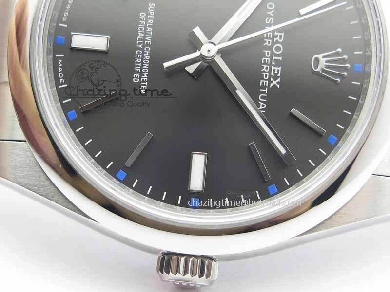 Durable Oyster Perpetual 39mm 114300 BP Maker Best Edition Gray Dial On SS Bracelet A 3619