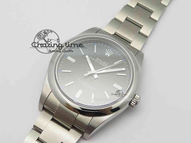 Durable Oyster Perpetual 39mm 114300 BP Maker Best Edition Gray Dial On SS Bracelet A 3619