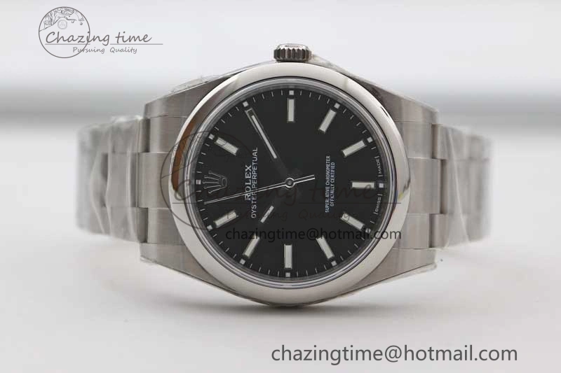 Trendsetting Oyster Perpetual 39mm 114300 EWF 1:1 Best Edition 904L Steel Black Dial on SS Bracelet SA 2002