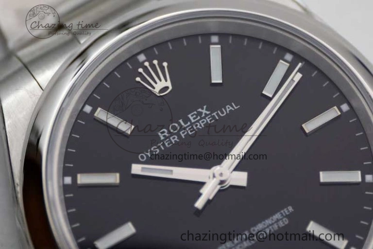 Trendsetting Oyster Perpetual 39mm 114300 EWF 1:1 Best Edition 904L Steel Black Dial on SS Bracelet SA 2002