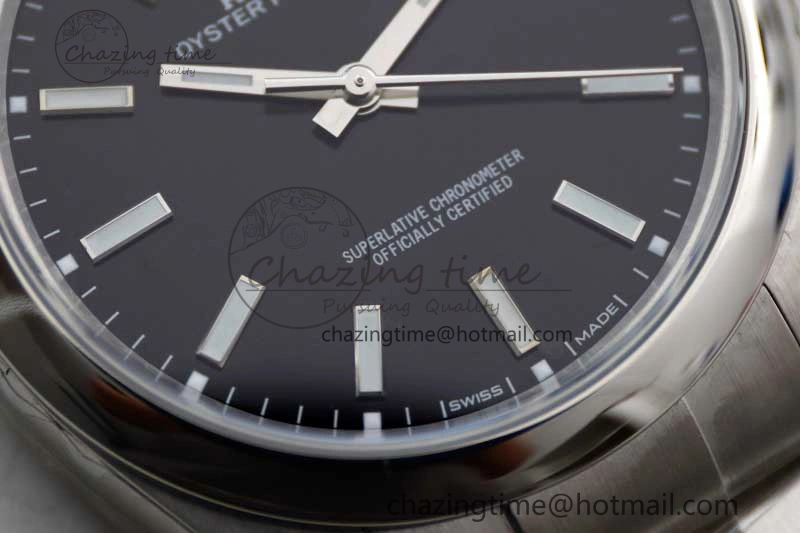 Trendsetting Oyster Perpetual 39mm 114300 EWF 1:1 Best Edition 904L Steel Black Dial on SS Bracelet SA 2002