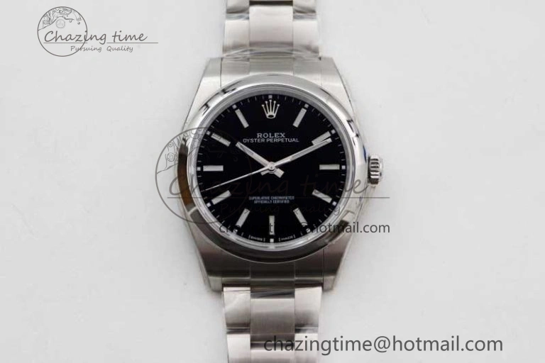 Trendsetting Oyster Perpetual 39mm 114300 EWF 1:1 Best Edition 904L Steel Black Dial on SS Bracelet SA 2002