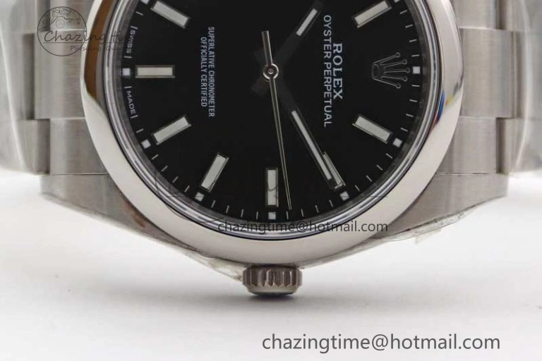 Trendsetting Oyster Perpetual 39mm 114300 EWF 1:1 Best Edition 904L Steel Black Dial on SS Bracelet SA 2002