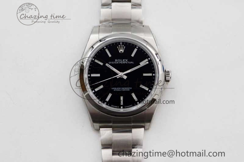 Trendsetting Oyster Perpetual 39mm 114300 EWF 1:1 Best Edition 904L Steel Black Dial on SS Bracelet SA 2002