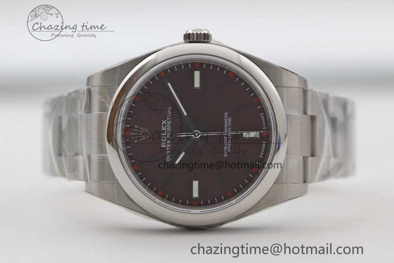 ZeroBulk Oyster Perpetual 39mm 114300 EWF 1:1 Best Edition 904L Steel Grape Dial on SS Bracelet SA 2004