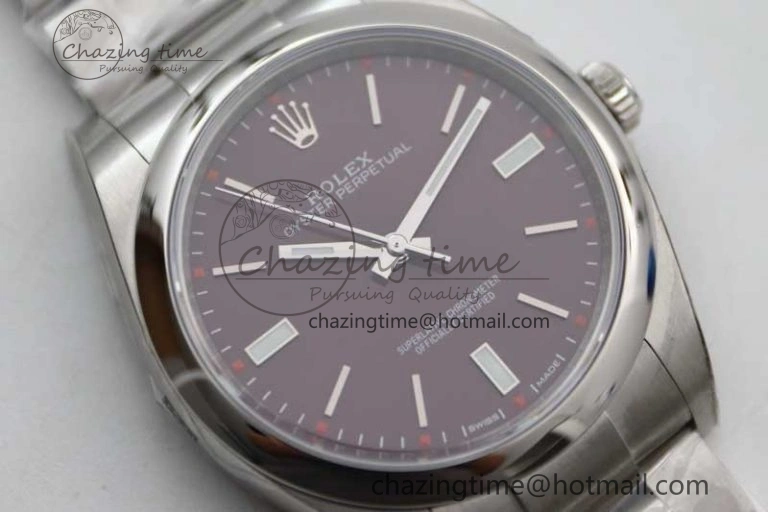 ZeroBulk Oyster Perpetual 39mm 114300 EWF 1:1 Best Edition 904L Steel Grape Dial on SS Bracelet SA 2004