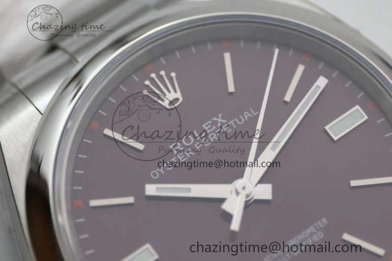 ZeroBulk Oyster Perpetual 39mm 114300 EWF 1:1 Best Edition 904L Steel Grape Dial on SS Bracelet SA 2004