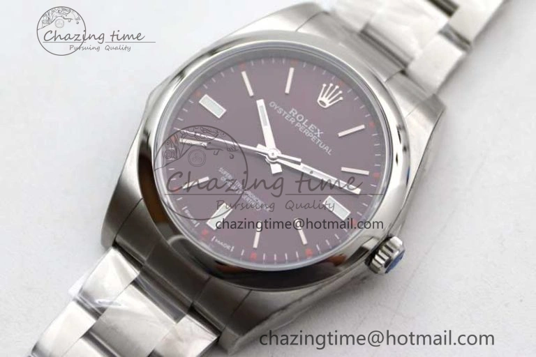 ZeroBulk Oyster Perpetual 39mm 114300 EWF 1:1 Best Edition 904L Steel Grape Dial on SS Bracelet SA 2004