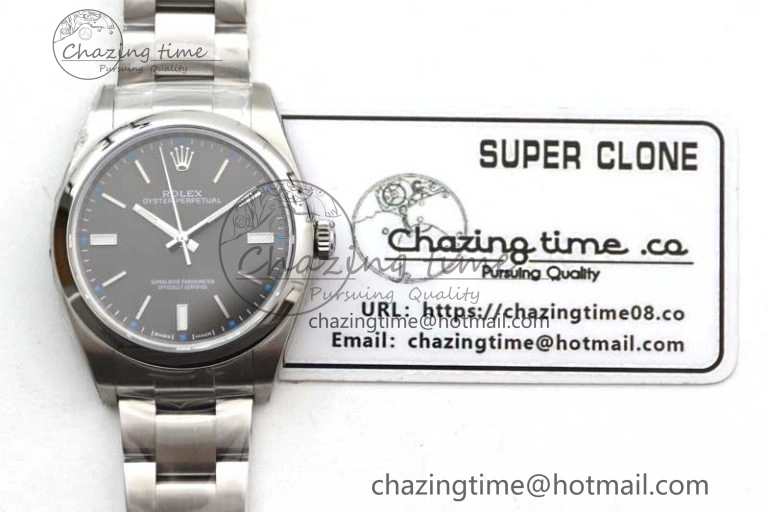 Oyster Perpetual 39mm 114300 EWF 1:1 Best Edition 904L Steel Gray Dial on SS Bracelet SA RelaxedFit 2006