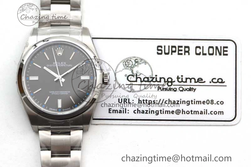Oyster Perpetual 39mm 114300 EWF 1:1 Best Edition 904L Steel Gray Dial on SS Bracelet SA RelaxedFit 2006