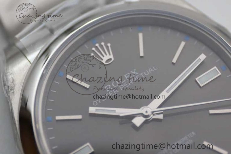 Oyster Perpetual 39mm 114300 EWF 1:1 Best Edition 904L Steel Gray Dial on SS Bracelet SA RelaxedFit 2006