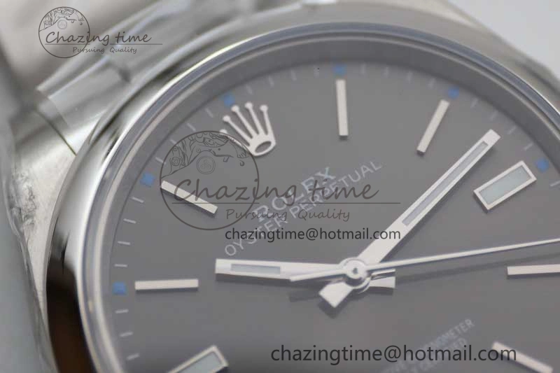 Oyster Perpetual 39mm 114300 EWF 1:1 Best Edition 904L Steel Gray Dial on SS Bracelet SA RelaxedFit 2006