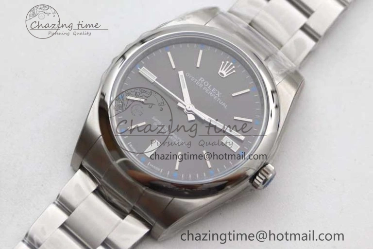 Oyster Perpetual 39mm 114300 EWF 1:1 Best Edition 904L Steel Gray Dial on SS Bracelet SA RelaxedFit 2006