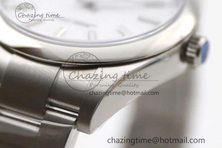 Premium Oyster Perpetual 39mm 114300 EWF 1:1 Best Edition 904L Steel White Dial on SS Bracelet SA 2003