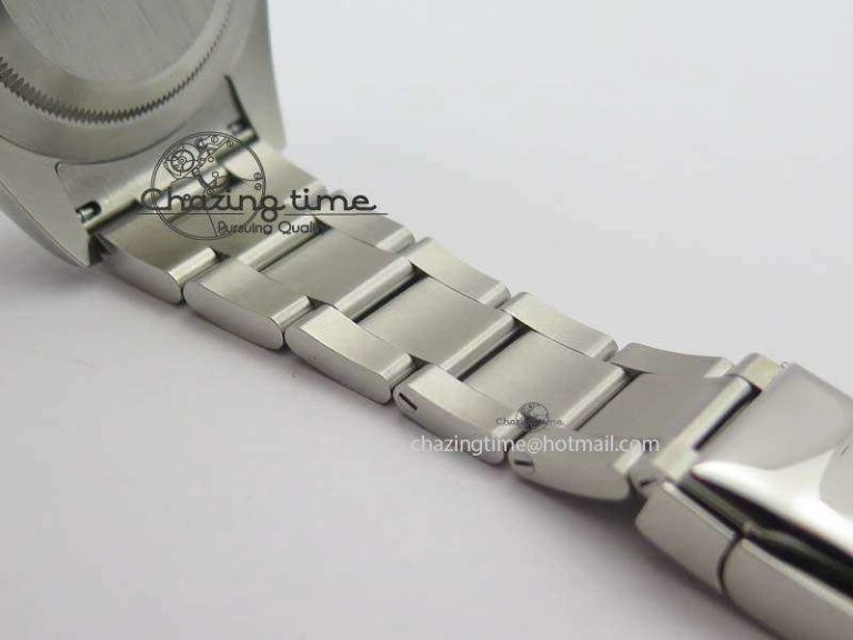Oyster Perpetual 39mm 114300 JF 1:1 Best Edition Grape Dial On SS Bracelet SA Sporty 3792