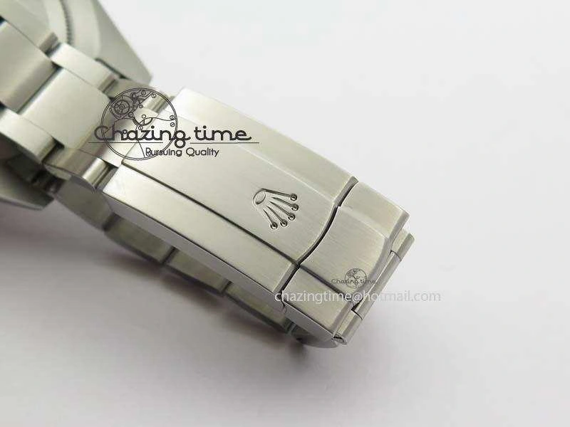 Oyster Perpetual 39mm 114300 JF 1:1 Best Edition Grape Dial On SS Bracelet SA Sporty 3792