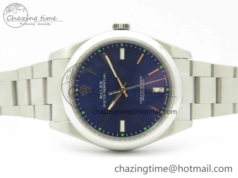 HighPerformance Oyster Perpetual 39mm 114300 UBF 1:1 Best Edition Blue Dial on SS Bracelet A 3294