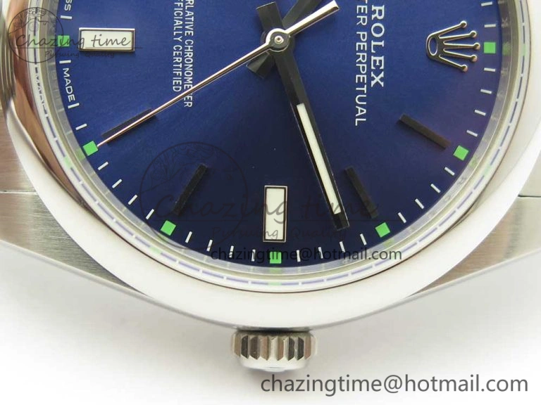 HighPerformance Oyster Perpetual 39mm 114300 UBF 1:1 Best Edition Blue Dial on SS Bracelet A 3294