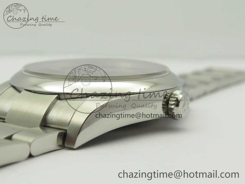Oyster Perpetual 39mm 114300 UBF 1:1 Best Edition Gray Dial on SS Bracelet A Trendy 3295
