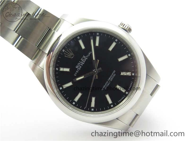 Oyster Perpetual 39mm 114300 UBF Best Edition Black Dial on SS Bracelet A SoftTouch 3140