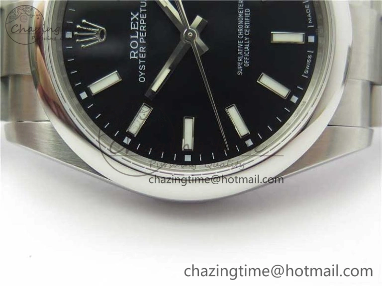 Oyster Perpetual 39mm 114300 UBF Best Edition Black Dial on SS Bracelet A SoftTouch 3140