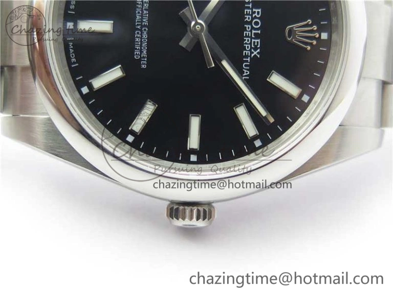 Oyster Perpetual 39mm 114300 UBF Best Edition Black Dial on SS Bracelet A SoftTouch 3140
