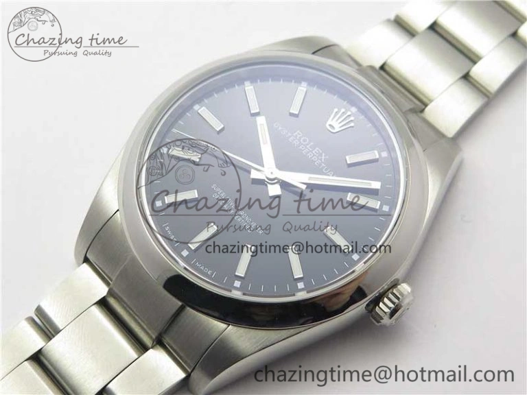 Oyster Perpetual 39mm 114300 UBF Best Edition Black Dial on SS Bracelet A SoftTouch 3140