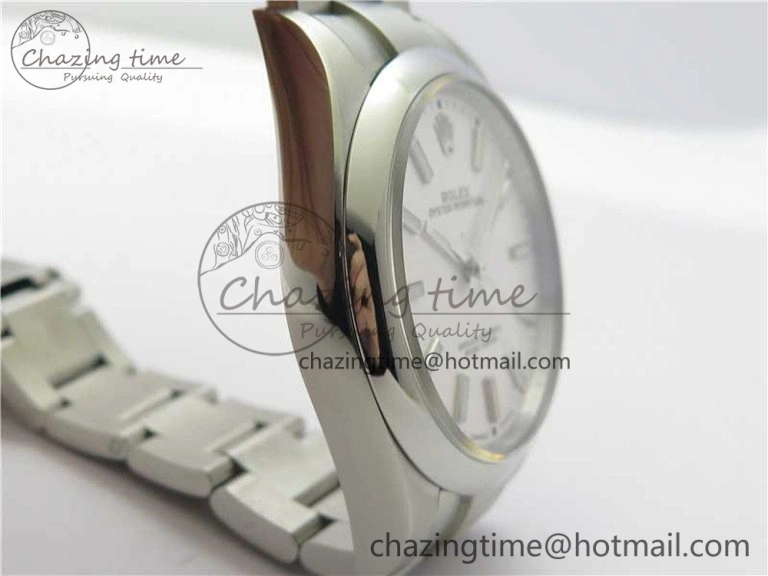 Oyster Perpetual 39mm 114300 UBF Best Edition White Dial on SS Bracelet A DailyWear 3141