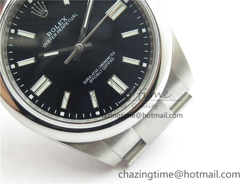 Oyster Perpetual 41mm 124300 BP Maker Best Edition Black Dial on SS Bracelet Classic 2698