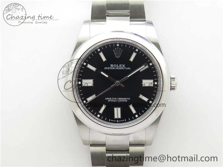 Oyster Perpetual 41mm 124300 BP Maker Best Edition Black Dial on SS Bracelet Classic 2698