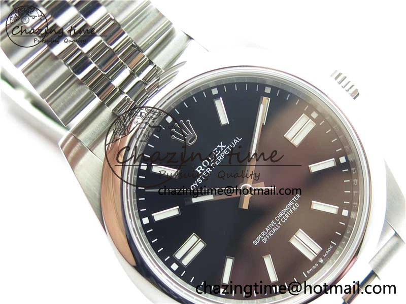 Oyster Perpetual 41mm 124300 BP Maker Best Edition Black Dial on SS Jubilee Bracelet A EasyMatch 2644