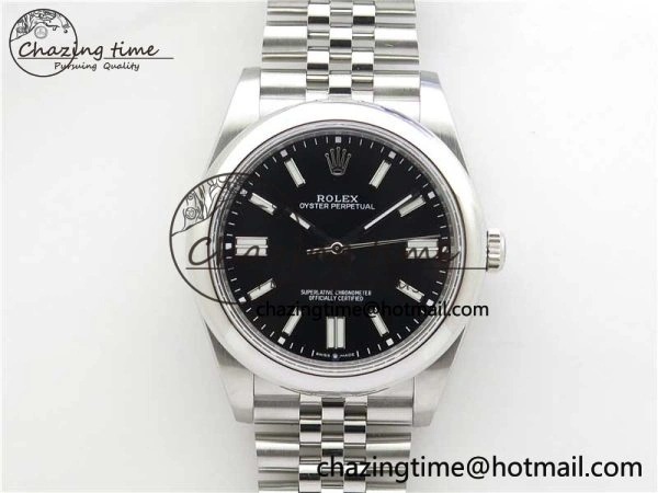 Oyster Perpetual 41mm 124300 BP Maker Best Edition Black Dial on SS Jubilee Bracelet A EasyMatch 2644