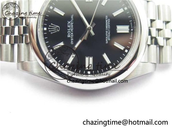 Oyster Perpetual 41mm 124300 BP Maker Best Edition Black Dial on SS Jubilee Bracelet A EasyMatch 2644