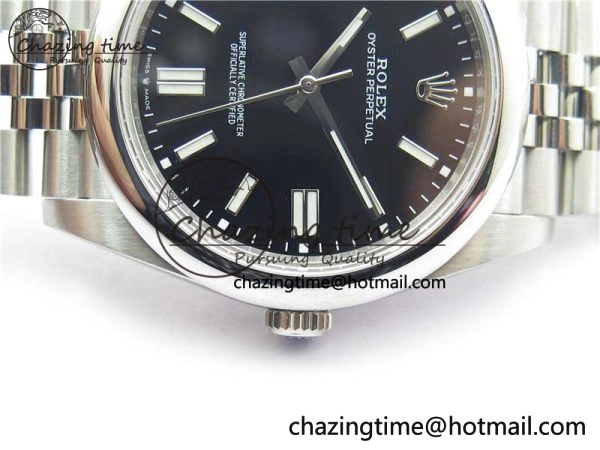 Oyster Perpetual 41mm 124300 BP Maker Best Edition Black Dial on SS Jubilee Bracelet A EasyMatch 2644
