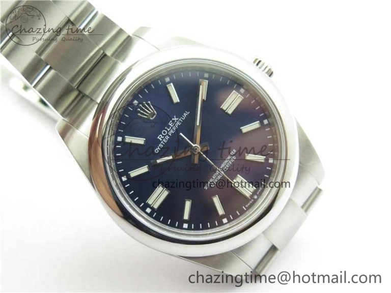 Oyster Perpetual 41mm 124300 BP Maker Best Edition Dark Blue Dial on SS Bracelet ComfortFit 2693
