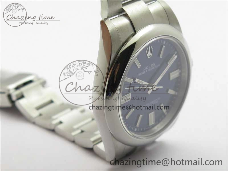 Oyster Perpetual 41mm 124300 BP Maker Best Edition Dark Blue Dial on SS Bracelet ComfortFit 2693
