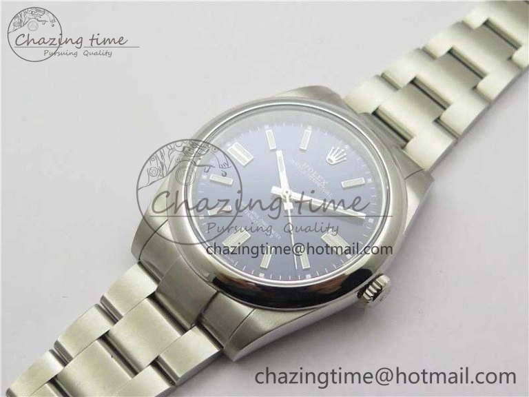 Oyster Perpetual 41mm 124300 BP Maker Best Edition Dark Blue Dial on SS Bracelet ComfortFit 2693