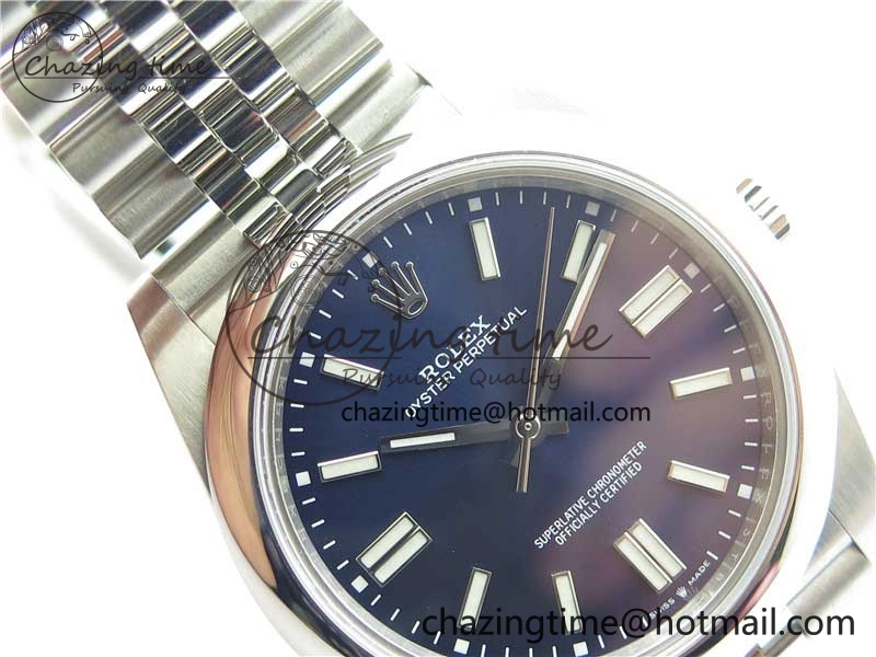 Oyster Perpetual 41mm 124300 BP Maker Best Edition Deep Blue Dial on SS Jubilee Bracelet A WeatherProof 2637