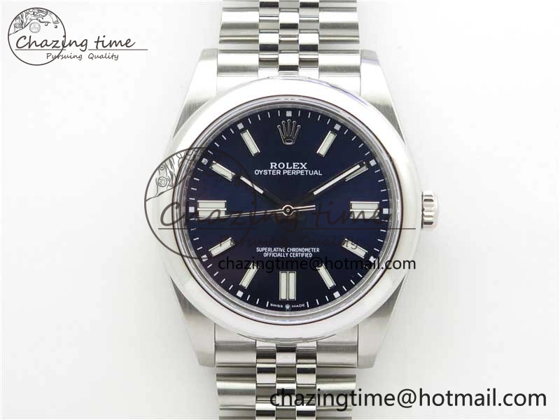 Oyster Perpetual 41mm 124300 BP Maker Best Edition Deep Blue Dial on SS Jubilee Bracelet A WeatherProof 2637