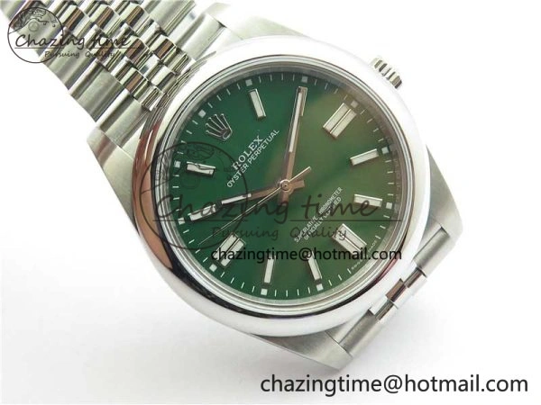 Oyster Perpetual 41mm 124300 BP Maker Best Edition Green Dial on SS Jubilee Bracelet A Versatile 2641