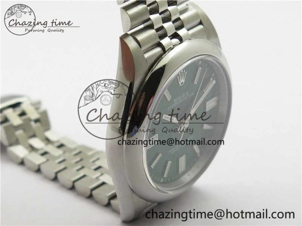 Oyster Perpetual 41mm 124300 BP Maker Best Edition Green Dial on SS Jubilee Bracelet A Versatile 2641