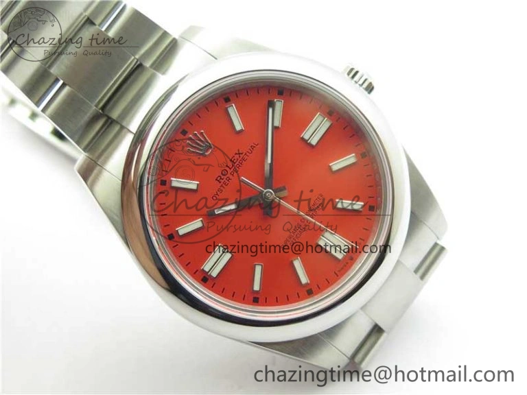 Oyster Perpetual 41mm 124300 BP Maker Best Edition Red Dial on SS Bracelet HighPerformance 2695