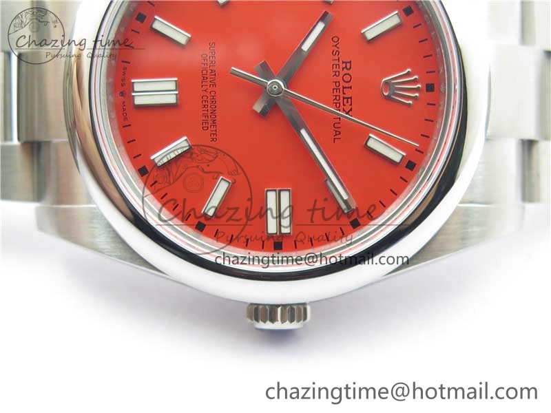 Oyster Perpetual 41mm 124300 BP Maker Best Edition Red Dial on SS Bracelet HighPerformance 2695
