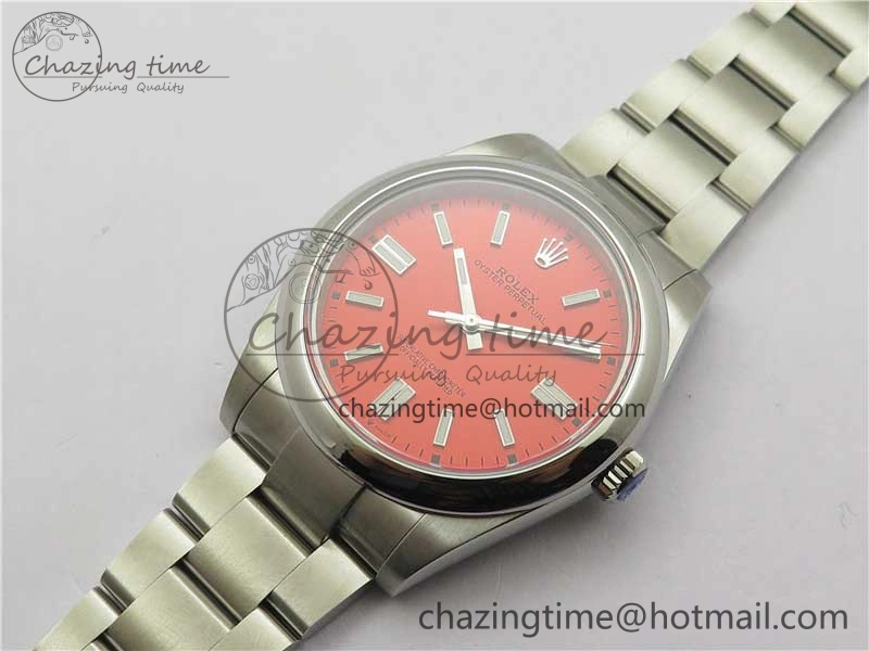 Oyster Perpetual 41mm 124300 BP Maker Best Edition Red Dial on SS Bracelet HighPerformance 2695