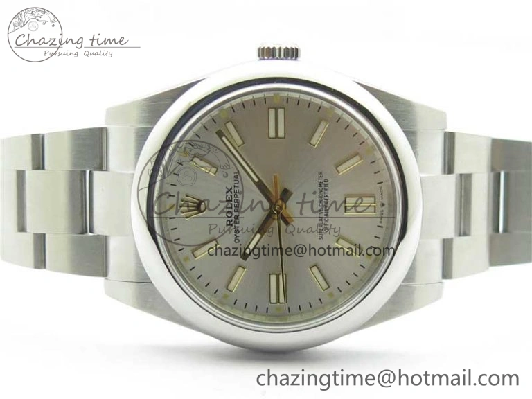 Contemporary Oyster Perpetual 41mm 124300 BP Maker Best Edition Silver Dial on SS Bracelet 2690