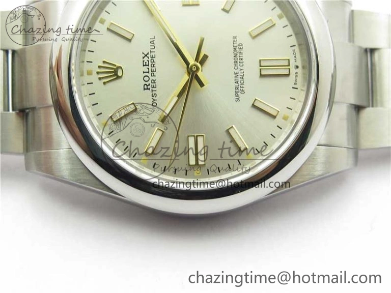 Contemporary Oyster Perpetual 41mm 124300 BP Maker Best Edition Silver Dial on SS Bracelet 2690