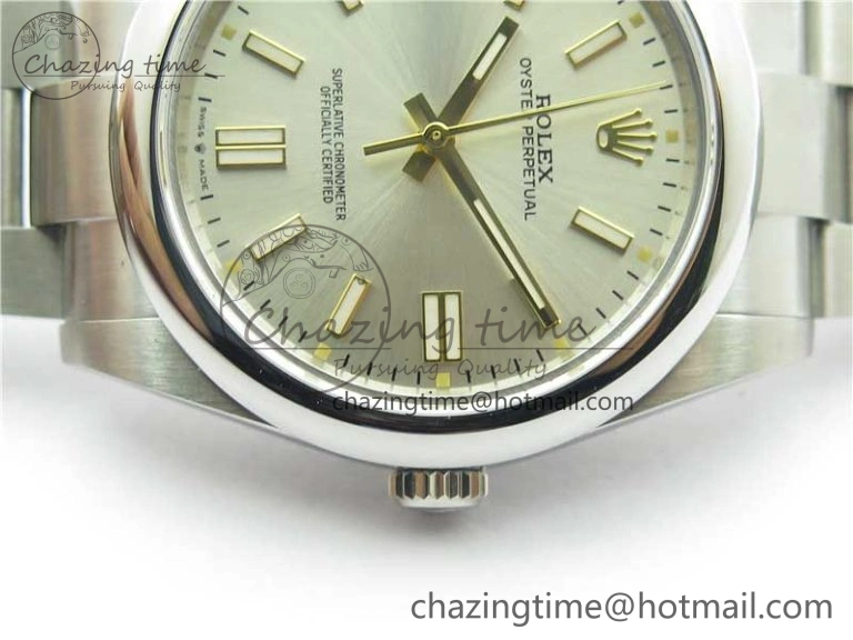 Contemporary Oyster Perpetual 41mm 124300 BP Maker Best Edition Silver Dial on SS Bracelet 2690